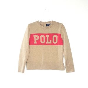 Polo Ralph Lauren POLO Spellout Sweater Size 6